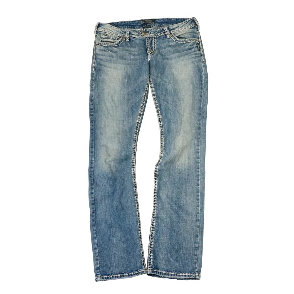 Vintage Silver Blue Jeans Size 27